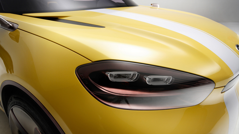 Illustration for article titled The Kia CUB Concept Is A Funky Hatch With Suicide Doors